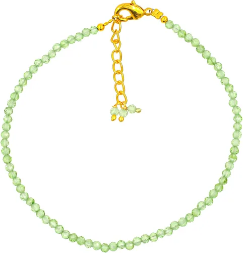 Miniatura 25 de TGH Pulsera de cuentas naturales con piedras preciosas microfacetadas, joyería para ella, cristales curativos energéticos de piedra natal, cadena