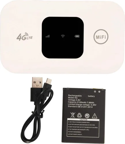 Hotspot móvil portátil 4G LTE para África, viajes de Oriente Medio - Hasta 10 usuarios - Ranura para tarjeta SIM - Ligero y compacto, punto de