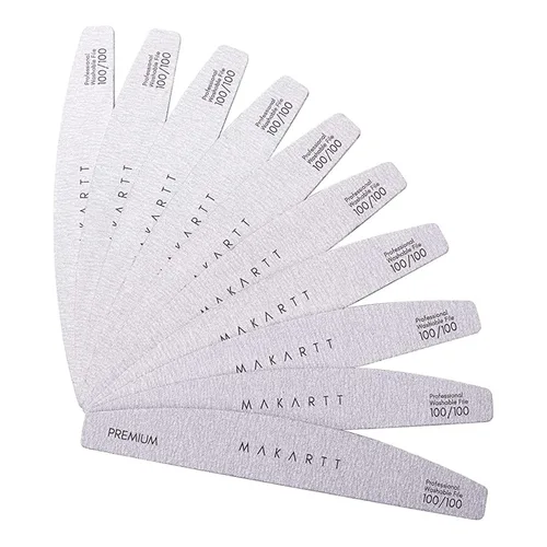 Miniatura 11 de Makartt Lima de uñas – Tablas de esmeril de grano 180/240 para uñas, 2 limas de uñas de doble cara para preparación y pulido de uñas naturales, kit