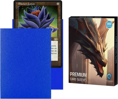 Miniatura 14 de 1000 unidades de fundas para cartas MTG, fundas transparentes delanteras con parte trasera texturizada, protectores de mazo de cartas