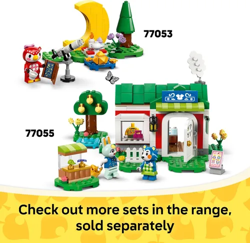 Miniatura 7 de LEGO Animal Crossing La caravana de Leif y la tienda de jardín - Juguete de construcción - Regalo para cumpleaños - Figura de juguete y juego