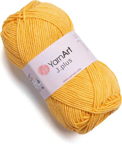Miniatura 26 de YarnArt Jeans Plus - Hilo de mezcla de algodón suave, 100g (3.5 onzas), 160m (174 yardas), 55% algodón, 45% acrílico, grosor medio #4, ideal