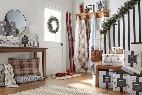 Miniatura 7 de Eddie Bauer - Sábanas individuales, juego de ropa de cama de franela de algodón, cepillada para mayor suavidad, decoración acogedora para el hogar