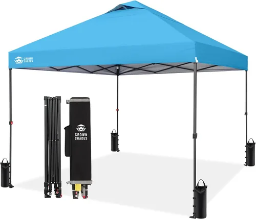 Miniatura 25 de CROWN SHADES Tienda de campaña desmontable de 10 x 10 pies - Tienda de campaña instantánea para exteriores con cerradura central patentada de un