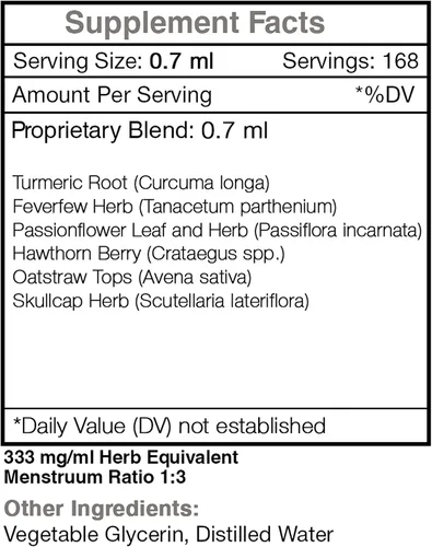 Miniatura 4 de Extracto sin alcohol de Nerve Secret, cúrcuma, matricaria, pasiflor, espino, cascabel, tintura de glicerita, fórmula de nervios saludables