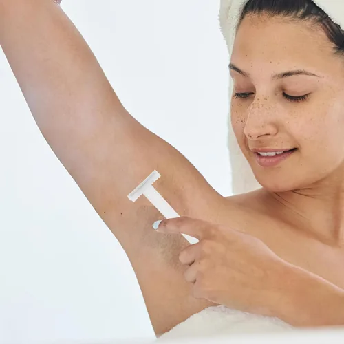 Miniatura 3 de Beaupretty Maquinilla de afeitar desechable para mujer, afeitadora corporal desechable, removedor de pelo manual para mujeres y hombres con piel