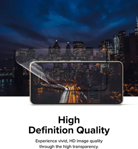 Miniatura 5 de Ringke Película doble fácil [protección de 4 capas] compatible con Google Pixel 8 Pro, revestimiento de reparación autocurable, cobertura completa