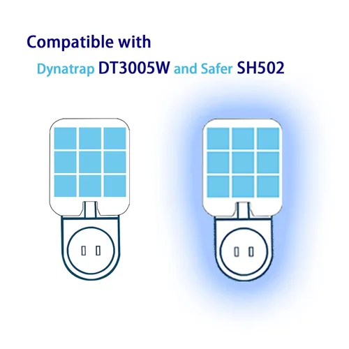 Miniatura 2 de Paquete de 24 tarjetas adhesivas 23005-06 compatibles con Dynatrap DT3005W Dot, Safer Home SH502, tableros de pegamento de repuesto para interiores