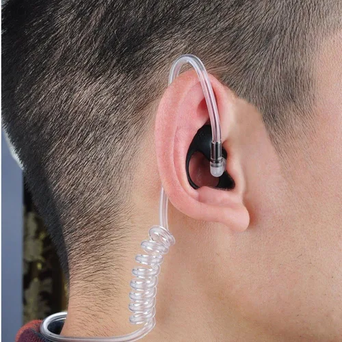 Miniatura 4 de Reemplazo de auriculares Earmold para kits de audio de tubo de bobina acústica de aire para radio de dos vías Motorola Kenwood