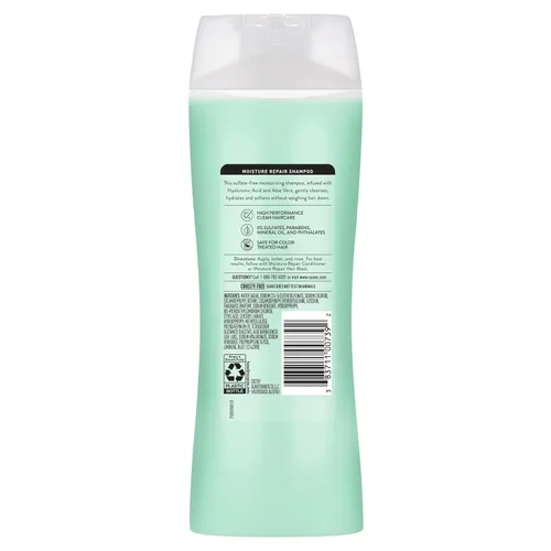Miniatura 6 de Suave Champú reparador de humedad, sin sulfatos, para restaurar la humedad con cada lavado, seguro para el cabello tratado con color, 12.6 onzas
