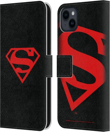 Miniatura 54 de Head Case Designs Funda de piel con licencia oficial de Superman DC Comics con logotipos negros y rojos compatible con Apple iPhone 11
