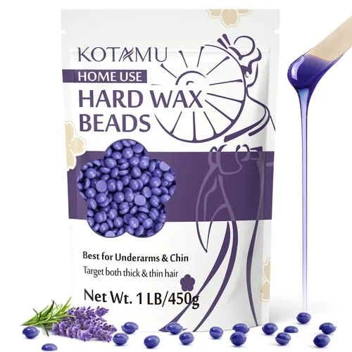 Miniatura 14 de KOTAMU - Perlas de cera dura para depilación - 1 lb, fórmula para piel sensible y cabello grueso, para todo el cuerpo, cara, pecho, espalda, Blanco