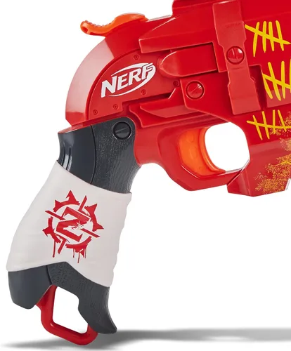 Miniatura 3 de NERF Zombie Strike Hammershot Blaster, rojo (exclusivo de Amazon)