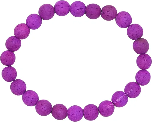 Miniatura 493 de Amazing Gemstone Pulsera de cristal para mujeres y hombres, pulsera de cristal curativo de protección, pulsera elástica con cuentas de piedras