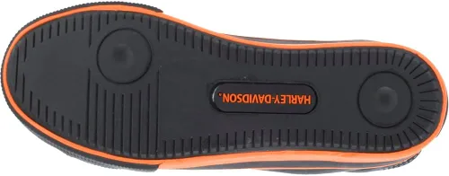 Miniatura 5 de HARLEY-DAVIDSON FOOTWEAR Nathan para hombre, NegroNaranja Vulcanizado Hi-top