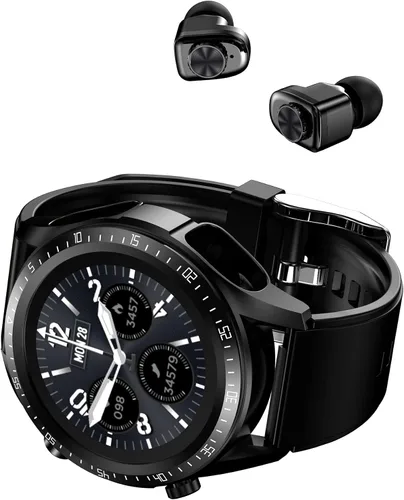 Miniatura 8 de Tuanzi JM03 2 en 1 Reloj inteligente con auriculares 1.28 "Smartwatch TWS HiFi Stereo Wireless Headset Combo Bluetooth Phone Call para Android iOS