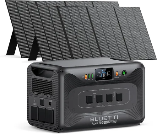 Miniatura 17 de BLUETTI Apex 300 - Estación de energía portátil, generador solar de 2764.8 Wh con batería de reserva con 6 salidas de CA de 3840 W