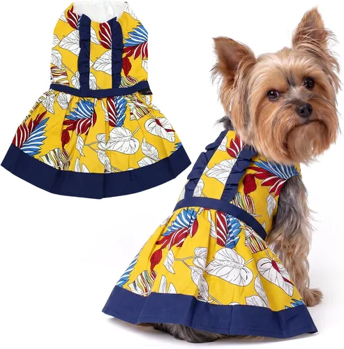 Miniatura 60 de Parisian Pet Chambray - Vestido para perro - Ligero sin mangas para perro, niña, talla XS Chambray en general