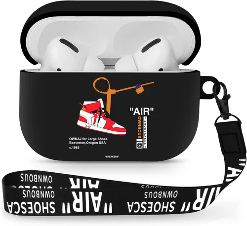 Miniatura 18 de Gedicht Funda para Airpods Pro, lindo patrón de zapatos rojos frescos TPU suave fundas para Airpods Pro funda 1ª generación, a prueba de golpes