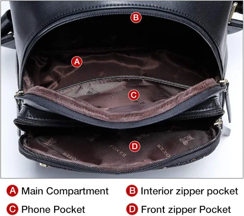 Miniatura 5 de FOXER - Mochila de piel para mujer