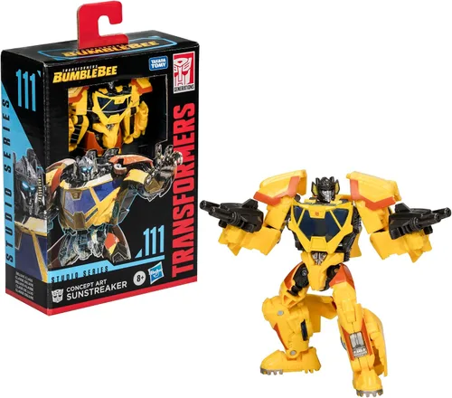 Miniatura 11 de Transformers Toys Studio Series Deluxe Bumblebee 111 Concept Art Sunstreaker - Figura de acción de conversión de 4.5 pulgadas, 8+