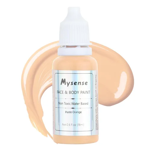 Miniatura 27 de Mysense Pintura facial corporal púrpura pastel, pintura facial lavable a base de agua, pintura corporal crema no tóxica para adultos y niños