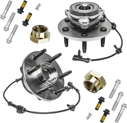 Miniatura 34 de Detroit Axle - Kit de extremo delantero RWD para Chrysler 300 Dodge Challenger Charger Upper Lower Control Arms rótulas de rodamiento de rueda Bujes