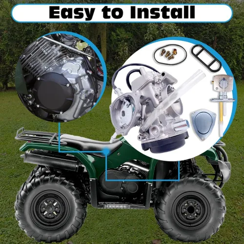 Miniatura 6 de Aniro Moto Nuevo carburador para Yamaha GRIZZLY 350 YFM350 2007-2009 - Yamaha YFM350 BRUIN 2004-2006 - Yamaha YFM350 WOLVERINE 2006-2009