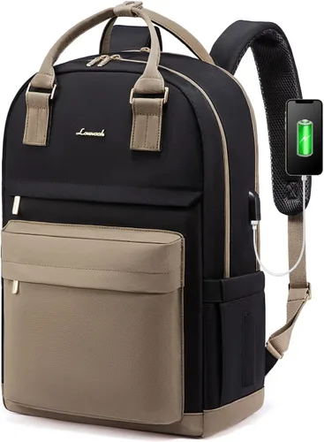 Miniatura 35 de LOVEVOOK - Mochila de computadora portátil para mujeres y niñas, mochila de 15.6 pulgadas impermeable para estudiantes, linda bolsa para libros