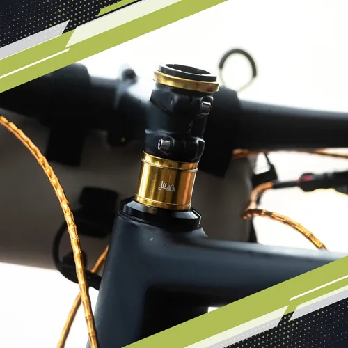 Miniatura 7 de JRC Components Enkei Top Cap Bike Stem Mount Compatible con todos los modelos de dispositivos GPS Wahoo Elemnt Cuerpo ligero de aluminio CNC