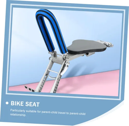 Miniatura 6 de 1 asiento de bicicleta montado en la parte delantera y diseño seguro adecuado para niños para paseos familiares
