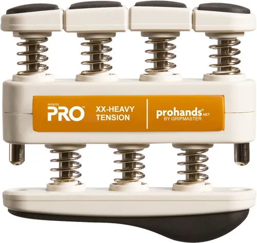 Miniatura 15 de Prohands PRO Ejercicio de Mano, Ejercitador de Dedos (Fortalecedor de Agarre de Mano), con Resorte, Sistema de Pistón de Dedos, Aislamiento