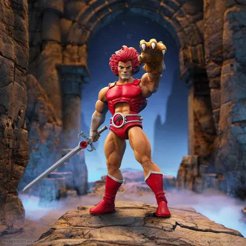 Miniatura 4 de Super7 ULTIMATES! Thundercats León-O (Espejo) - Figura de acción de Thundercats de 7" con accesorios, coleccionables clásicos de dibujos animados