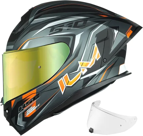 Miniatura 13 de ILM Cascos de motocicleta de cara completa para hombres y mujeres con Pinlock Powersports Street Racing Cascos para Motos DOT Modelo MF510