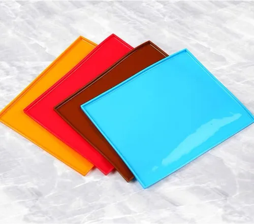 Miniatura 6 de 8 hojas de deshidratador de silicona con borde de 12 x 10 pulgadas, bandejas deshidratadoras de silicona antiadherentes, multiusos reutilizables