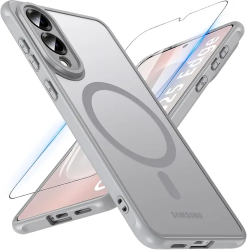 Miniatura 58 de OWKEY Funda magnética para Samsung Galaxy S23 de 6.1 pulgadas, para Magsafe con protector de pantalla, protección de grado militar, a prueba
