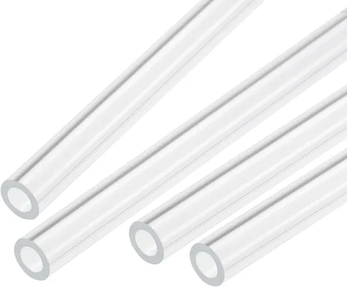 Miniatura 22 de MECCANIXITY Tubo Redondo Rígido Transparente de Acrílico 6mm (1/4") ID 8mm (5/16") OD 356mm para Lámparas y Linternas, Sistema de Refrigeración por
