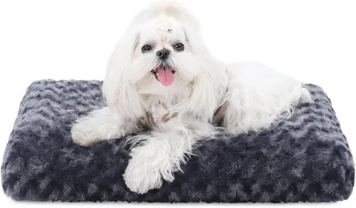 Miniatura 11 de KSIIA Cama Lavable para Perros Cama de Felpa de Lujo para Jaula de Perros Almohadilla Cómoda para Perrera Alfombrilla Antideslizante para Dormir