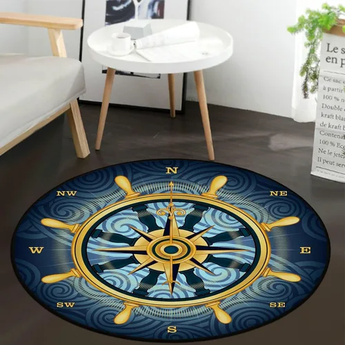 Miniatura 22 de keepcute Alfombra Redonda de Registro de Música Negra para Dormitorio, Sala de Estar, Estudio, Alfombra Antideslizante para Jugar, Alfombra
