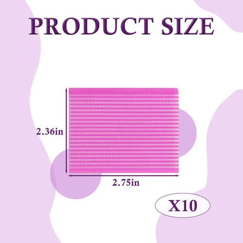 Miniatura 2 de 10 piezas de almohadillas para el cabello con volumen para el cabello, clips de peinado para seccionar y levantar, accesorios reutilizables