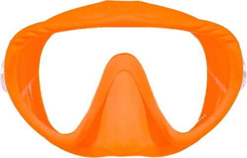 Miniatura 2 de SCUBAPRO Máscara de buceo fantasma, diseño sin marco de bajo volumen con lente única ultra transparente, falda de silicona y hebillas de correa