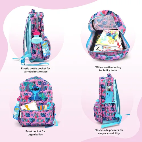 Miniatura 3 de Juego de mochila de 16 pulgadas para niñas y niños, mochila para niños de jardín de infancia y primaria con accesorios para la escuela, viajes
