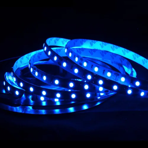 Miniatura 3 de Tira de Luz LED Azul, No Impermeable 16ft/5m SMD5050 (60 LED/s) Total 300 LEDs DC12V Cinta de Luz LED Flexible Cortable
