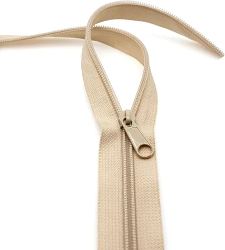 Miniatura 4 de Leekayer The Yards - Cremalleras de nailon beige #3 para coser, 10 yardas con 25 deslizadores para manualidades, bolsas de costura a medida