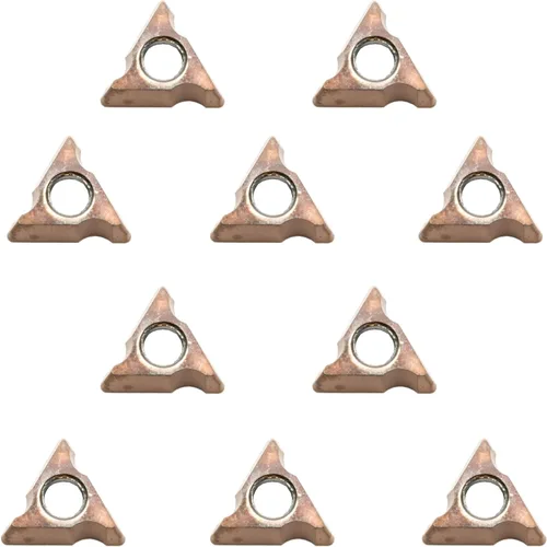 Miniatura 5 de Juego de insertos de ángulo redondo de aleación de tungsteno para máquinas de biselado, ideal para biselar desbarbado en acero y otros metales