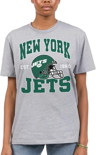 Miniatura 2 de Junk Food - Casco del equipo - Camiseta oficial de manga corta para fanáticos del fútbol americano para hombre y mujer Gris