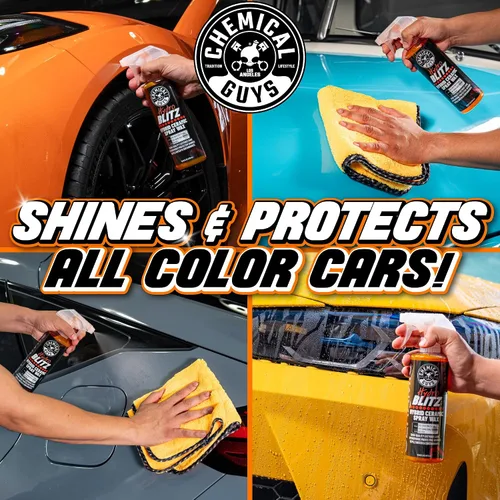 Miniatura 2 de Chemical Guys HydroBlitz Cera de revestimiento cerámico en aerosol con cera de carnauba - Fórmula de aerosol de cera híbrida para autos, camiones