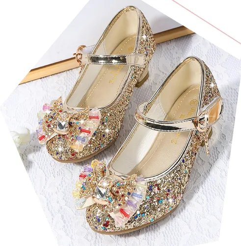 Miniatura 4 de Cadidi Dinos Zapatos de vestir para niñas zapatos de fiesta de boda zapatos de tacón Mary Jane Princesa bebéniño pequeñoniño grande
