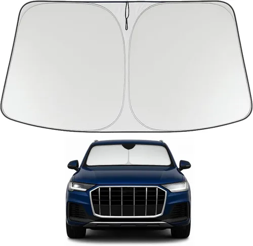 Miniatura 47 de Proadsy Parasol para parabrisas actualizado 2025, ajuste personalizado Dodge RAM 1500 2Dr 2019-2024 2025, 4 capas, plegable, protector de parasol