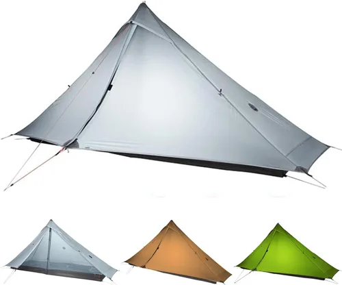 Miniatura 13 de 3F UL Gear Lanshan PRO Lanshan - Tienda de campaña ultraligera para 3 estaciones para 1 persona, tienda de campaña profesional impermeable